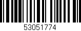 Código de barras (EAN, GTIN, SKU, ISBN): '53051774'