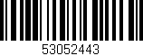 Código de barras (EAN, GTIN, SKU, ISBN): '53052443'