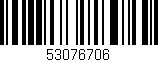 Código de barras (EAN, GTIN, SKU, ISBN): '53076706'