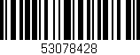 Código de barras (EAN, GTIN, SKU, ISBN): '53078428'