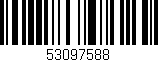 Código de barras (EAN, GTIN, SKU, ISBN): '53097588'