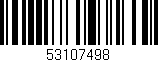 Código de barras (EAN, GTIN, SKU, ISBN): '53107498'