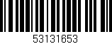 Código de barras (EAN, GTIN, SKU, ISBN): '53131653'