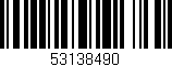 Código de barras (EAN, GTIN, SKU, ISBN): '53138490'