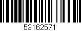 Código de barras (EAN, GTIN, SKU, ISBN): '53162571'