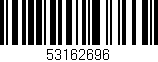 Código de barras (EAN, GTIN, SKU, ISBN): '53162696'
