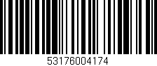 Código de barras (EAN, GTIN, SKU, ISBN): '53176004174'