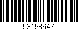 Código de barras (EAN, GTIN, SKU, ISBN): '53198647'