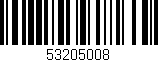 Código de barras (EAN, GTIN, SKU, ISBN): '53205008'