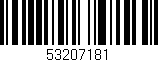 Código de barras (EAN, GTIN, SKU, ISBN): '53207181'
