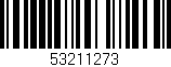 Código de barras (EAN, GTIN, SKU, ISBN): '53211273'