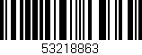 Código de barras (EAN, GTIN, SKU, ISBN): '53218863'
