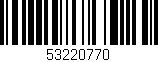 Código de barras (EAN, GTIN, SKU, ISBN): '53220770'
