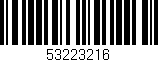 Código de barras (EAN, GTIN, SKU, ISBN): '53223216'