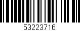 Código de barras (EAN, GTIN, SKU, ISBN): '53223716'