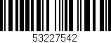 Código de barras (EAN, GTIN, SKU, ISBN): '53227542'