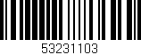 Código de barras (EAN, GTIN, SKU, ISBN): '53231103'