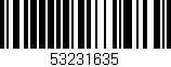 Código de barras (EAN, GTIN, SKU, ISBN): '53231635'