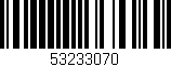 Código de barras (EAN, GTIN, SKU, ISBN): '53233070'