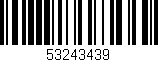 Código de barras (EAN, GTIN, SKU, ISBN): '53243439'