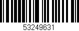 Código de barras (EAN, GTIN, SKU, ISBN): '53249631'