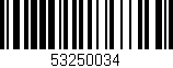 Código de barras (EAN, GTIN, SKU, ISBN): '53250034'