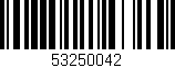 Código de barras (EAN, GTIN, SKU, ISBN): '53250042'