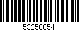 Código de barras (EAN, GTIN, SKU, ISBN): '53250054'