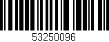 Código de barras (EAN, GTIN, SKU, ISBN): '53250096'