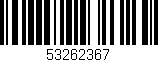 Código de barras (EAN, GTIN, SKU, ISBN): '53262367'