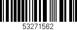 Código de barras (EAN, GTIN, SKU, ISBN): '53271562'