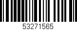 Código de barras (EAN, GTIN, SKU, ISBN): '53271565'