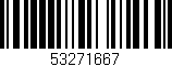 Código de barras (EAN, GTIN, SKU, ISBN): '53271667'