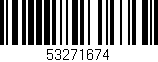 Código de barras (EAN, GTIN, SKU, ISBN): '53271674'