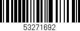 Código de barras (EAN, GTIN, SKU, ISBN): '53271692'