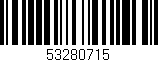 Código de barras (EAN, GTIN, SKU, ISBN): '53280715'