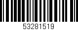 Código de barras (EAN, GTIN, SKU, ISBN): '53281519'