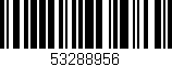 Código de barras (EAN, GTIN, SKU, ISBN): '53288956'