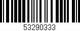 Código de barras (EAN, GTIN, SKU, ISBN): '53290333'