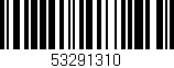 Código de barras (EAN, GTIN, SKU, ISBN): '53291310'