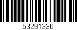Código de barras (EAN, GTIN, SKU, ISBN): '53291336'