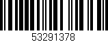 Código de barras (EAN, GTIN, SKU, ISBN): '53291378'