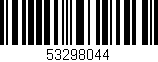 Código de barras (EAN, GTIN, SKU, ISBN): '53298044'