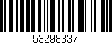 Código de barras (EAN, GTIN, SKU, ISBN): '53298337'