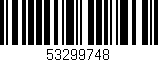 Código de barras (EAN, GTIN, SKU, ISBN): '53299748'