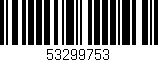 Código de barras (EAN, GTIN, SKU, ISBN): '53299753'