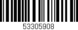 Código de barras (EAN, GTIN, SKU, ISBN): '53305908'