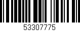Código de barras (EAN, GTIN, SKU, ISBN): '53307775'