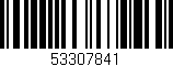 Código de barras (EAN, GTIN, SKU, ISBN): '53307841'