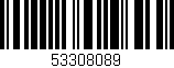 Código de barras (EAN, GTIN, SKU, ISBN): '53308089'